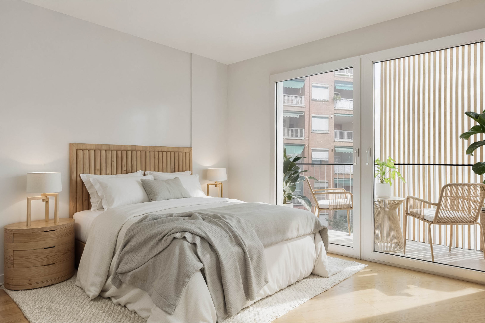 Dormitorio principal con salida a balcón